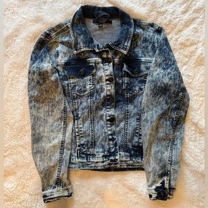 ❄️Acid Wash Denim Jacket Women’s Medium | Y2K Vintage Style Jean Jacket